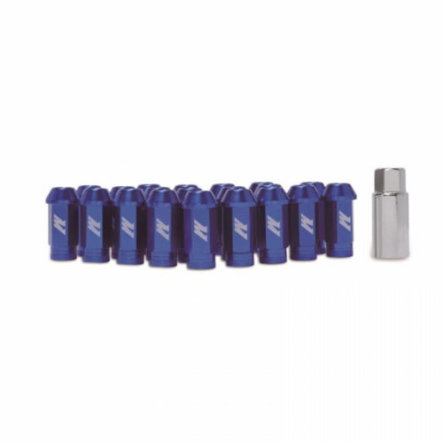 Mishimoto Locking Lug Nuts, Aluminium, Blue, M12 x 1.25, Set