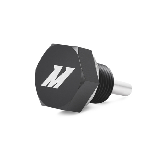Mishimoto Oil Drain Plug, Magnetic, Black, M16 x 1.5, Each