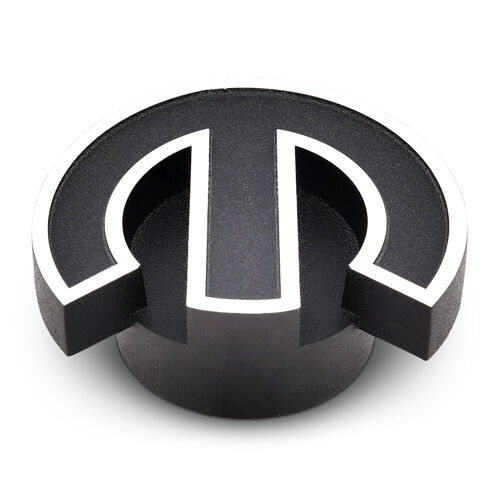 Mopar Performance Air Cleaner Wing Nut, Black Crinkle, Deluxe Mopar Omega Logo, Each