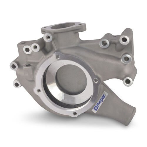 Mopar Performance , Super Light-Weight Water Pump Housing, Natural Finish; Made from High-Quality Aluminum