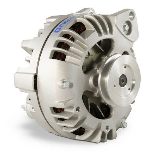 Mopar Performance , 110 AMP Alternator Natural, 1-Wire, Chrysler/MOPAR; w/ Internal Regulator, V-Pully