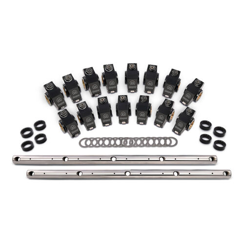 Mopar Performance , MOPAR Aluminum Roller Rocker Arms, LA 318 340 360,Extruded Aluminum Shaft Mount, 1.5 Ratio