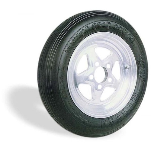 Moroso Tyre, Front, Drag Race, 7.10in. X15in, Bias-Ply, Blackwall, Each