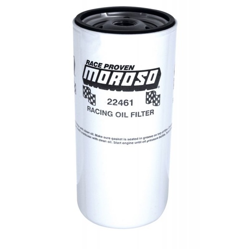 Moroso Oil Filter, For Chevrolet, 13/16in. Thread, 8 In Tall, Racing, Each