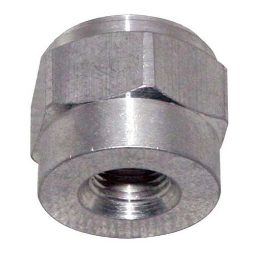 Moroso Fitting, Bung, Weld In, Female 1/8 NPT, Aluminium, Each