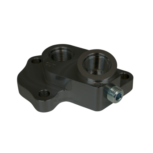 Moroso Oil Filter Adapter For Ford 5.0 Coyote, Gen 1, Gen 2, Gen 3, Each