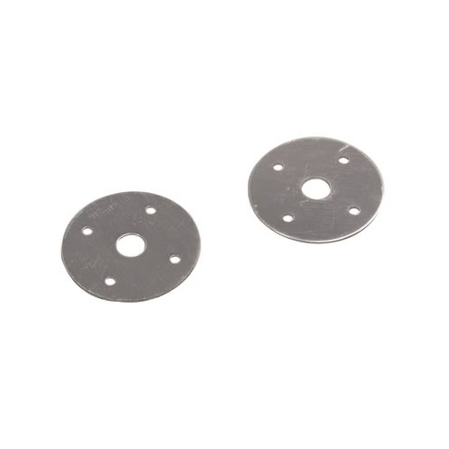Moroso Hood Pin Scuff Plates, Steel, Chrome Plated, 2.50in. Dia., Kit