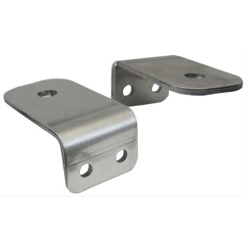 Moroso Hood Pin Bracket, Stainless Steel, Natural, 0.375in. Dia., Pair