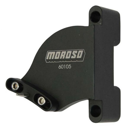 Moroso Timing Pointer, Billet Aluminium, Black Anodized, 6.375in. Balancer, For Chevrolet, Small Block, Each