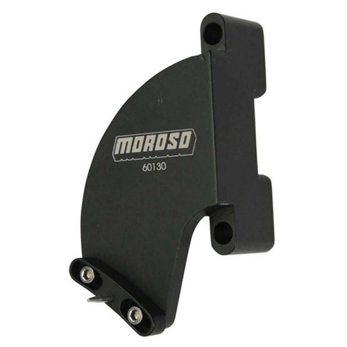 Moroso Timing Pointer, Billet Aluminium, Black Anodized, 6.250in. Balancer, For Chevrolet, Big Block, Each