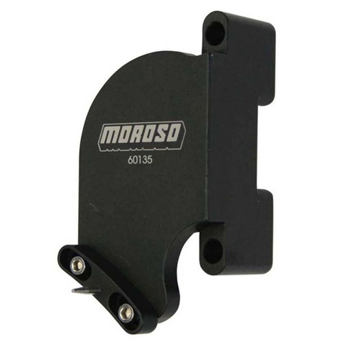 Moroso Timing Pointer, Billet Aluminium, Black Anodized, 7.000in. Balancer, For Chevrolet, Big Block, Each