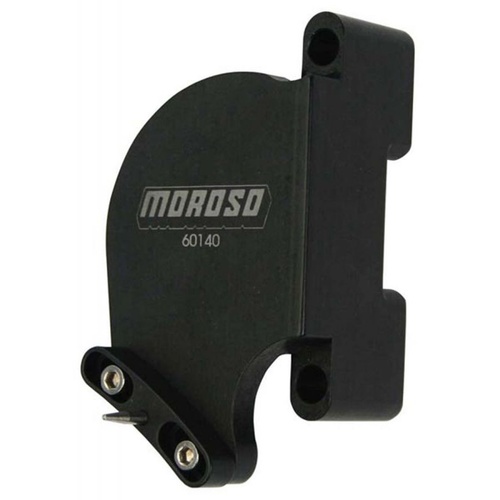 Moroso Timing Pointer, Billet Aluminium, Black Anodized, 7.250in. Balancer, For Chevrolet, Big Block, Each