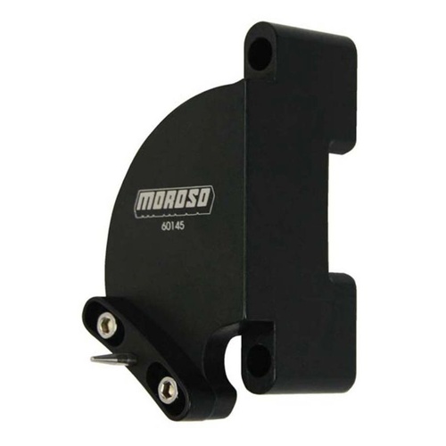 Moroso Timing Pointer, Billet Aluminium, Black Anodized, 8.000in. Balancer, For Chevrolet, Big Block, Each