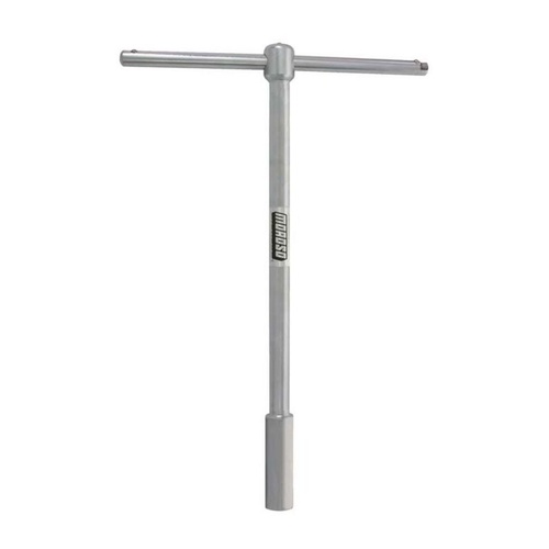 Moroso T-Handle Wrench, Oil Pan T-Handle, 7/16in. Dia, 6 Point Socket, 12in. Long Shaft