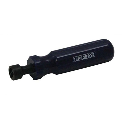 Moroso Carburetor Jet Tool, Blue, Plastic Handle, Black, Steel Driver, Each
