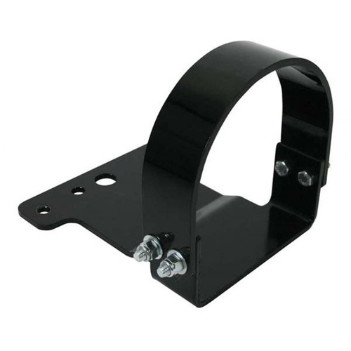Moroso Driveshaft Safety Loop, Flat Style, Adjustable, Steel, Black Powdercoated, For Chevrolet, Automatic Only, Each