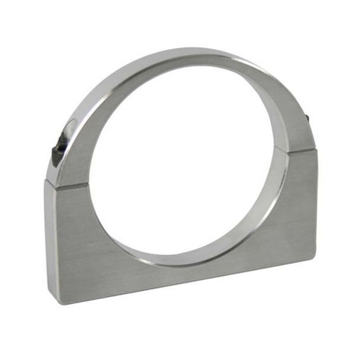 Moroso Mounting Bracket, Overflow Tank, Clamp Mount, 3.125in. Dia., Aluminium, Polished, Kit
