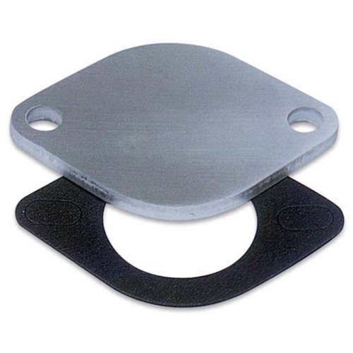 Moroso Water Neck Block-Off Plate, Aluminium, Natural, For Chevrolet, Each