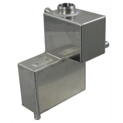 Moroso Supercharger Coolant Tank, Fabricated Aluminium, Direct Fit, For Chevrolet, 3.5 Quart Capacity, Each