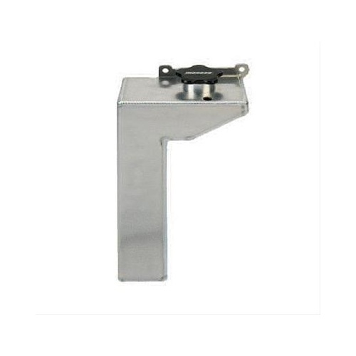 Moroso Coolant Overflow Tank, Bolt-in, Aluminium, Natural, Recirculating, For Subaru, 2.0L, 2.5L, Each