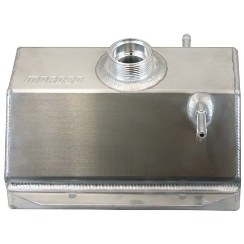 Moroso Coolant Tank, Expansion, Recirculating, Bolt-in, Aluminium, Natural, For Ford, Each