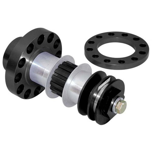 Moroso Oil and Vacuum Pump Drive, Racing, Aluminium, V-Belt Pulley, For Ford, Small Block, Kit
