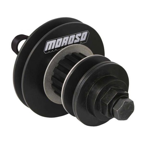 Moroso Drive Kit, Vacuum Pump, Aluminium Black Anodized Pulley, For Chevrolet, Small Block, Kit