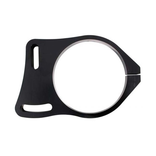 Moroso Mounting Bracket, Vacuum Pump, Billet Aluminium, Black Anodized, SBC or BBC, Driver or Passenger Cylinder, Each