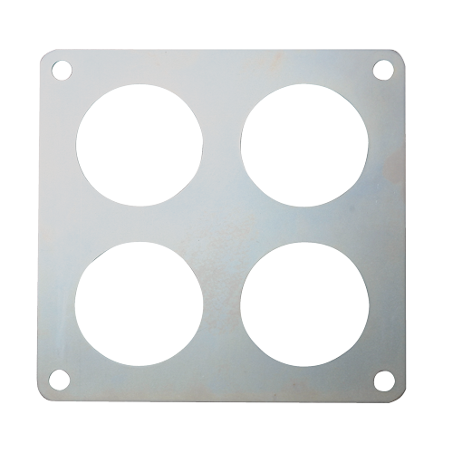 Moroso Anti-Reversion Plate, Steel, .125in. Thick, 4-Hole, Dominator Flange, Each