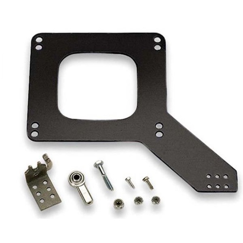 Moroso Throttle Cable Bracket, Aluminium, Blue Anodized, Holley, 4150/4160, Each