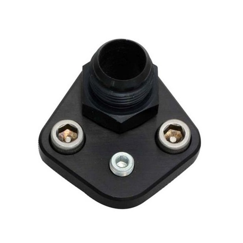 Moroso Fuel Pump Block-Off, Equalizing Plate, Accepts Vacuum Pump, Vacuum Gauge, For Chevrolet, For Ford, For Chrysler, Each