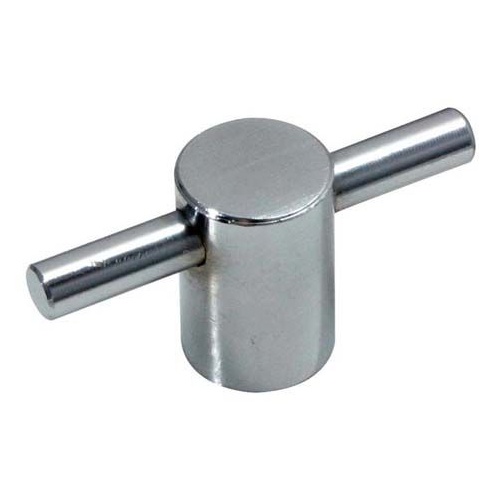 Moroso Air Filter Assembly Wing Nut, Aluminium, Chrome, 1/4-20in. Thread, Each