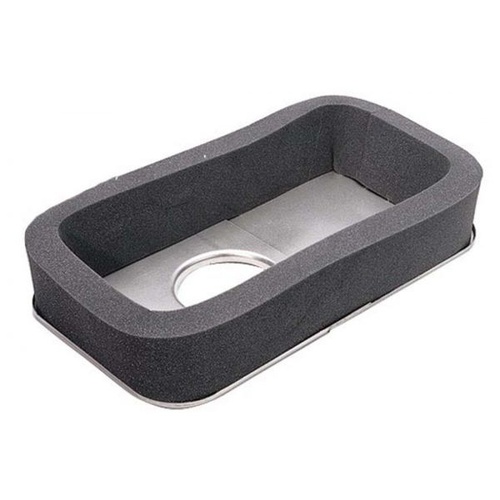 Moroso Carburetor Air Pan, 24in. Length, 12in. Width, 0in. Height, Single Dominator Flange, Kit