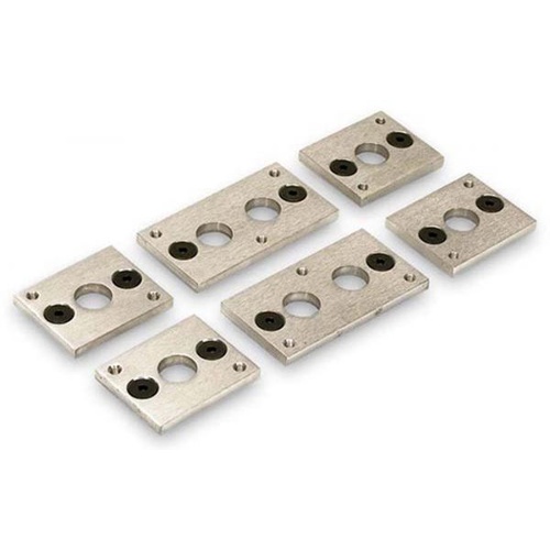 Moroso Header Flange Kit, Small Block For Chevrolet, 3/8in. Thick, Includes 6 Plates