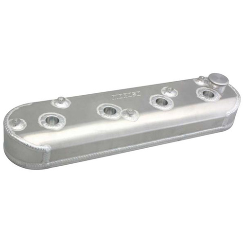 Moroso Valve Covers Tall Aluminium Natural Logo For Chevrolet Small Block LS Series Pair