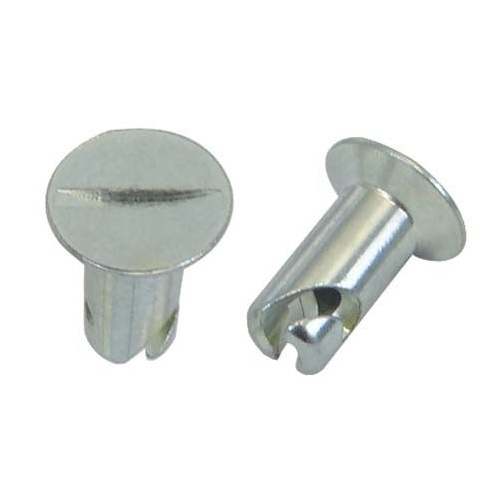 Moroso Quick Fasteners, Flush Slotted, 5/16 x.550, Steel, 10pc