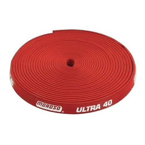 Moroso Sleeving, Spark Plug Wire, Silicon Rubber, Red, Slide-Over, 8.65mm, 25 ft., Each