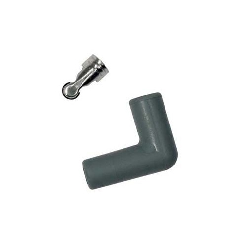 Moroso Spark Plug Boot Kit, Female/Socket, Ultra 40, 90 Degree Boots, Terminals, Set of 8