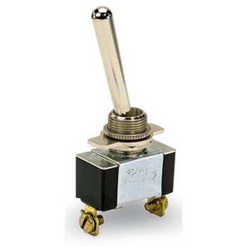 Moroso Switch, Toggle, Momentary, Starter, Polished Aluminium, 35 Amps, Each
