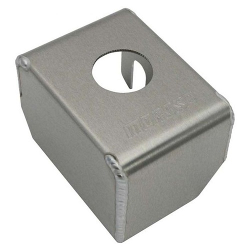Moroso Brake Master Cylinder Reservoir Cover, Aluminium, Natural, 0.100in. Thick, Each