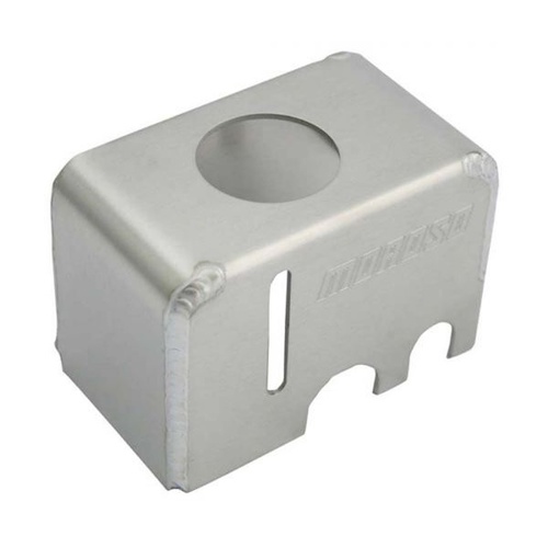Moroso Brake Master Cylinder Reservoir Cover, Aluminium, Natural, 0.100in. Thick, Each