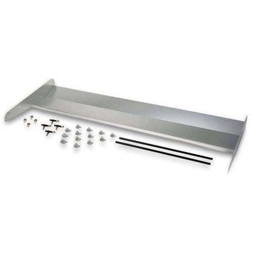 Moroso Rear Wing, Drag-Style, Aluminium, Natural, Adjustable, 57.00in. Length, Universal, Each