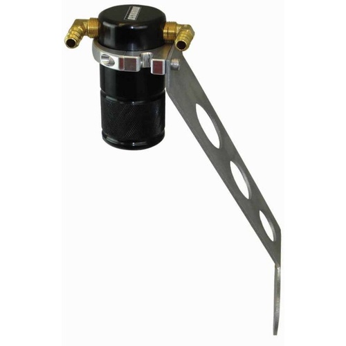 Moroso Air-Oil, Separator, Catch Can, Small Body, Black Finish, Corvette 07-13, Z06, 06-13, Kit