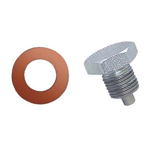 Moroso Drain Plug, 1/2in. -20 Threads, Magnetic, Seal, Kit