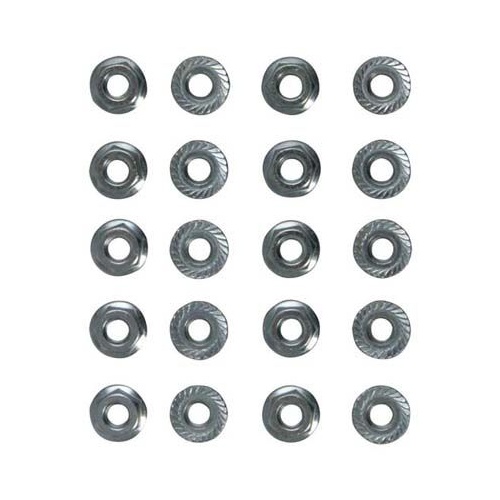 Moroso Nuts, Oil Pans, Etc. 1/4in. X 28in., 20 Pack