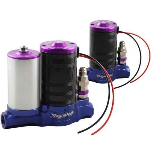 MAGNA FUEL Fuel Pump, Electric, Quick Star 300, External, Gas/Alcohol, Built-In Filter/Adjustable Bypass, Universal, Each