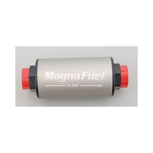 MAGNA FUEL Fuel Filter, Gasoline, Alcohol, Aluminium Housing, 25 Microns, -10 AN Inlet/Outlet, Each