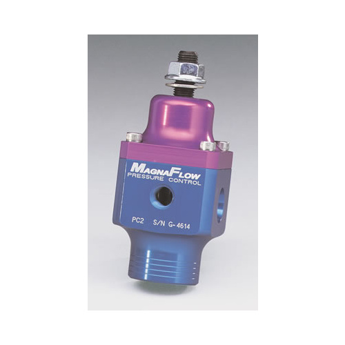 MAGNA FUEL Fuel Pressure Regulator, Blue Anodized, 4-12 psi, Universal, Each