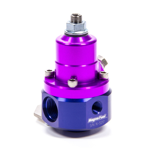 MAGNA FUEL Fuel Pressure Regulator, EFI, Return Style, Blue, 18-50 psi, Inline, Each