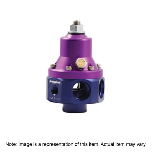 MAGNA FUEL Fuel Pressure Regulator, Purple Anodized, 35-85 psi, Universal, Each